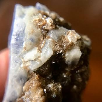 Amazon | バイカラー サファイア 鉱物標本 917.25ct ブルー